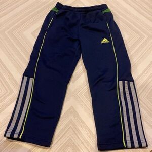 Adidas Navy Blue with Colors Boys Athletic Pants